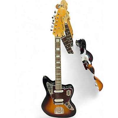 Used Squier Classic Vibe 70s Jaguar 3 Color Sunburst Solid Body Electric Guitar