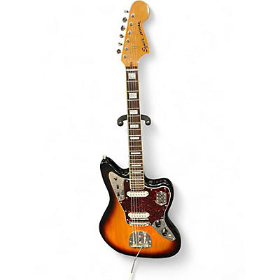 Used Squier Classic Vibe 70's Jaguar 3 Tone Sunburst Solid Body Electric Guitar
