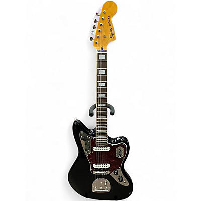 Used Squier Classic Vibe '70s Jaguar Black Solid Body Electric Guitar