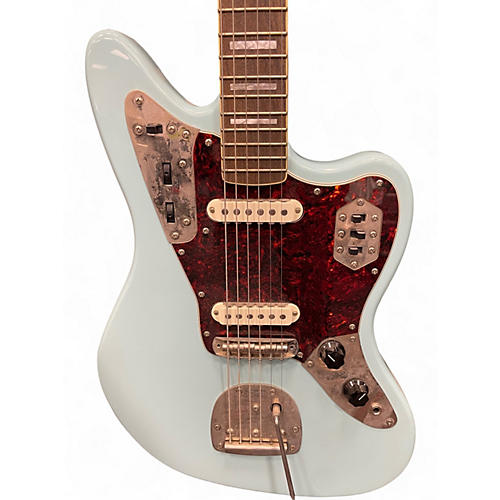 Squier Used Squier Classic Vibe '70s Jaguar Daphne Blue Solid Body Electric Guitar Daphne Blue