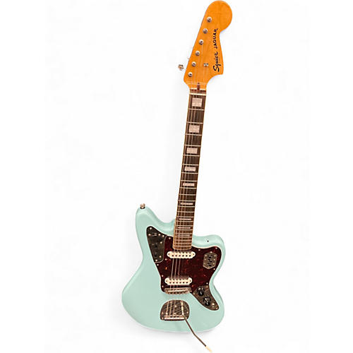 Used Squier Classic Vibe '70s Jaguar Daphne Blue Solid Body Electric Guitar Daphne Blue