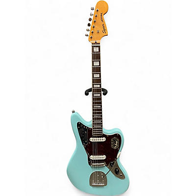 Used Squier Classic Vibe 70s Jaguar Daphne Blue Solid Body Electric Guitar