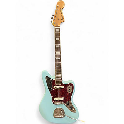 Used Squier Classic Vibe 70's Jaguar Daphne Blue Solid Body Electric Guitar