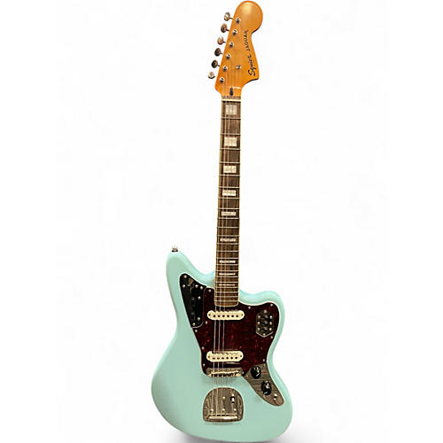 Used Squier Classic Vibe 70s Jaguar Surf Green Solid Body Electric Guitar Surf Green