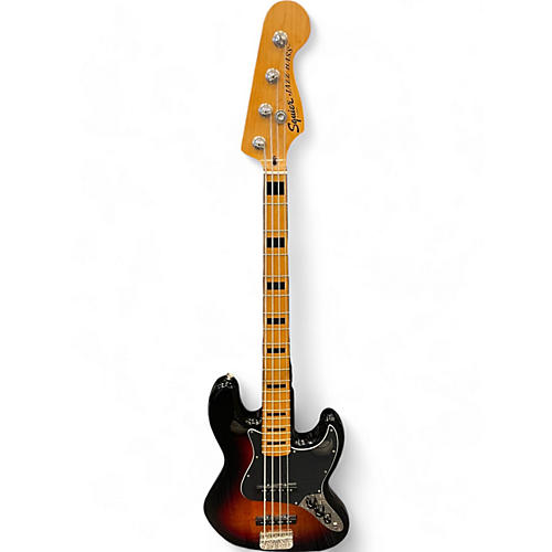 Used Squier Classic Vibe 70s Jazz Bass 2 Color Sunburst Electric Bass Guitar 2 Color Sunburst