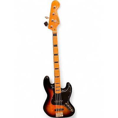 Used Squier Classic Vibe 70s Jazz Bass 2 Color Sunburst Electric Bass Guitar