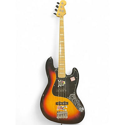 Used Squier Classic Vibe 70s Jazz Bass 2 Color Sunburst Electric Bass Guitar
