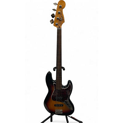 Squier Used Squier Classic Vibe 70s Jazz Bass 3 Tone Sunburst Electric Bass Guitar