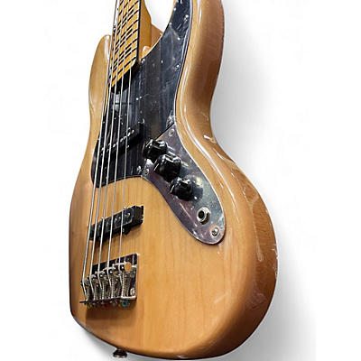 Used Squier Classic Vibe 70s Jazz Bass 5 Natural Electric Bass Guitar