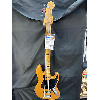 Squier Used Squier Classic Vibe 70s Jazz Bass 5 String Natural Electric Bass Guitar