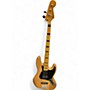 Used Squier Classic Vibe 70s Jazz Bass 5 String Natural Electric Bass Guitar Natural