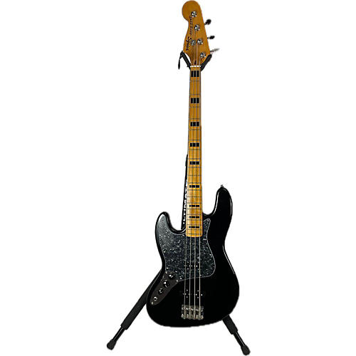 Squier Used Squier Classic Vibe 70s Jazz Bass Black Electric Bass Guitar Black