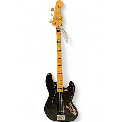 Used Squier Classic Vibe 70s Jazz Bass Black Electric Bass Guitar