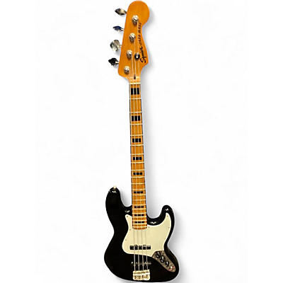 Used Squier Classic Vibe 70s Jazz Bass Black Electric Bass Guitar