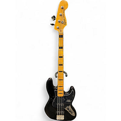 Used Squier Classic Vibe 70s Jazz Bass Black Electric Bass Guitar