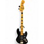 Used Squier Classic Vibe 70s Jazz Bass Black Electric Bass Guitar Black