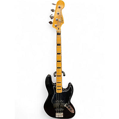 Used Squier Classic Vibe 70s Jazz Bass Black Electric Bass Guitar