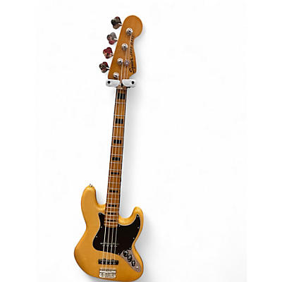 Used Squier Classic Vibe 70s Jazz Bass Blonde Electric Bass Guitar