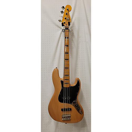 Squier Used Squier Classic Vibe 70s Jazz Bass Natural Electric Bass Guitar Natural