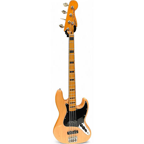 Squier Used Squier Classic Vibe 70s Jazz Bass Natural Electric Bass Guitar Natural