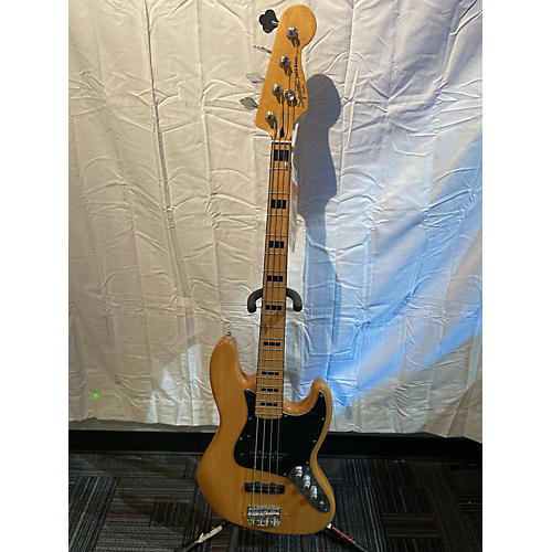 Squier Used Squier Classic Vibe 70s Jazz Bass Natural Electric Bass Guitar Natural