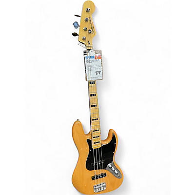 Used Squier Classic Vibe 70s Jazz Bass Natural Electric Bass Guitar