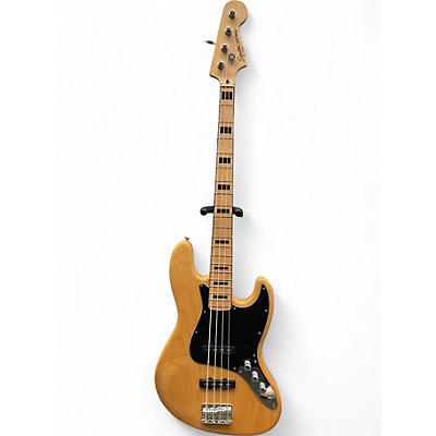 Used Squier Classic Vibe 70s Jazz Bass Natural Electric Bass Guitar