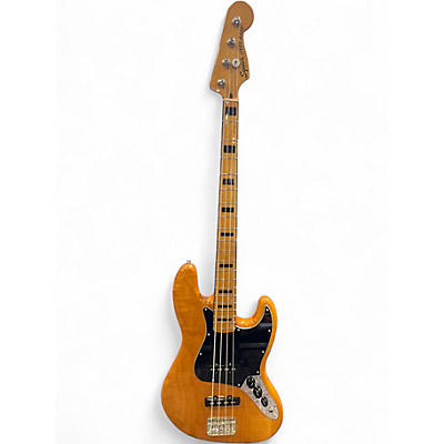 Used Squier Classic Vibe 70s Jazz Bass Natural Electric Bass Guitar