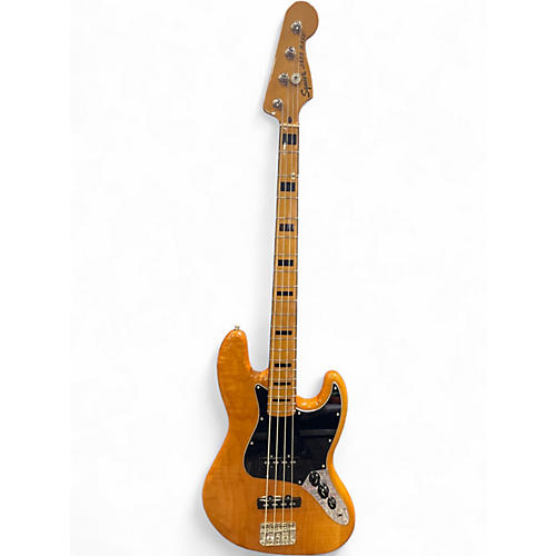 Used Squier Classic Vibe 70s Jazz Bass Natural Electric Bass Guitar Natural