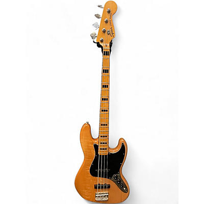 Used Squier Classic Vibe 70s Jazz Bass Natural Electric Bass Guitar