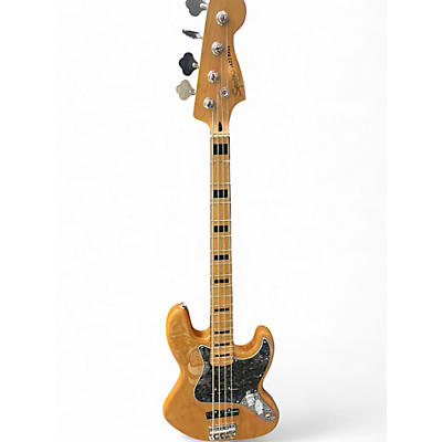 Used Squier Classic Vibe 70s Jazz Bass Natural Electric Bass Guitar