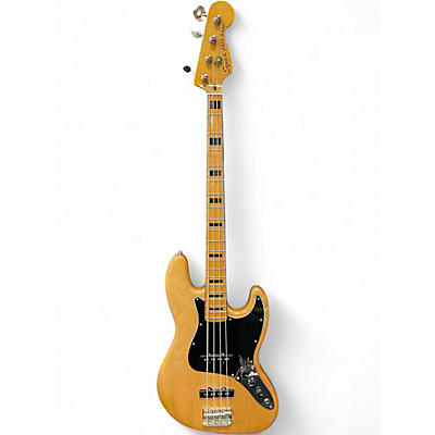 Used Squier Classic Vibe 70s Jazz Bass Natural Electric Bass Guitar