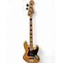 Used Squier Classic Vibe 70s Jazz Bass Natural Electric Bass Guitar Natural