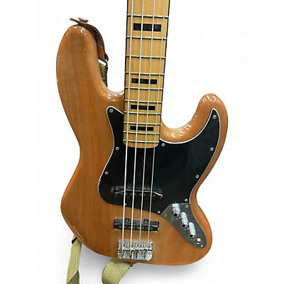 Used Squier Classic Vibe 70s Jazz Bass Natural Electric Bass Guitar