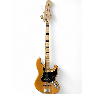 Used Squier Classic Vibe 70s Jazz Bass Natural Electric Bass Guitar