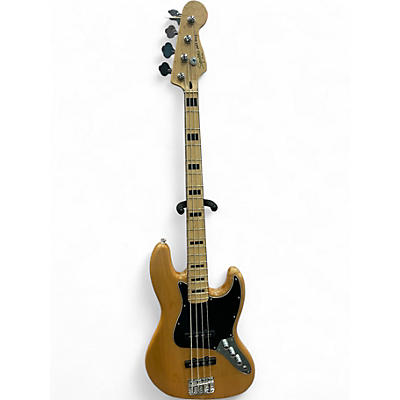 Used Squier Classic Vibe 70s Jazz Bass Natural Electric Bass Guitar