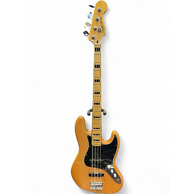 Used Squier Classic Vibe 70s Jazz Bass Natural Electric Bass Guitar