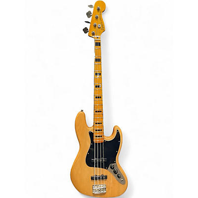 Used Squier Classic Vibe 70s Jazz Bass Natural Electric Bass Guitar