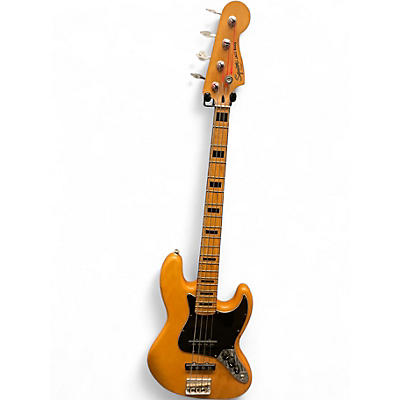 Used Squier Classic Vibe 70s Jazz Bass Natural Electric Bass Guitar