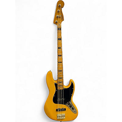 Used Squier Classic Vibe 70s Jazz Bass Natural Electric Bass Guitar