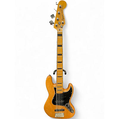 Used Squier Classic Vibe 70s Jazz Bass Natural Electric Bass Guitar