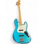 Used Squier Classic Vibe 70s Jazz Bass Turquoise Electric Bass Guitar Turquoise