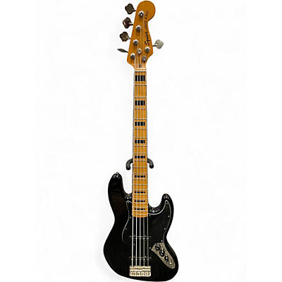 Used Squier Classic Vibe 70s Jazz Bass V Black Electric Bass Guitar