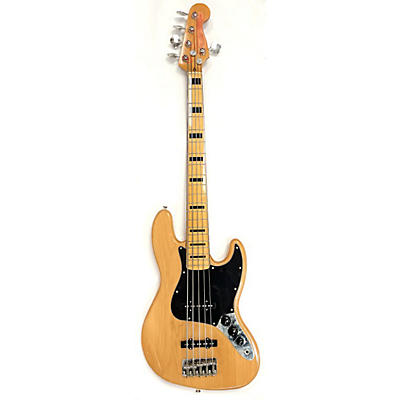 Squier Used Squier Classic Vibe 70s Jazz Bass V Natural Electric Bass Guitar