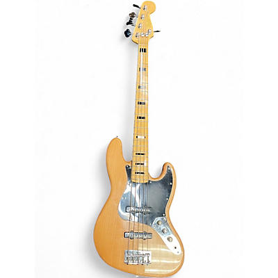Used Squier Classic Vibe 70s Jazz Bass V Natural Electric Bass Guitar