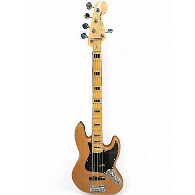 Used Squier Classic Vibe 70s Jazz Bass V Natural Solid Body Electric Guitar