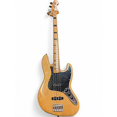 Used Squier Classic Vibe 70s Jazz Bass Vintage Natural Electric Bass Guitar
