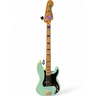 Used Squier Classic Vibe 70s Precision Bass Surf Green Electric Bass Guitar