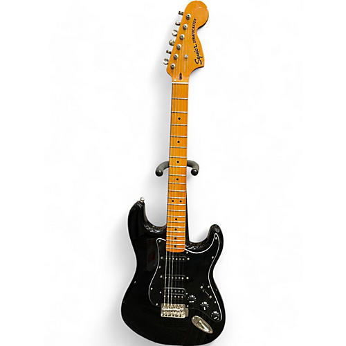 Squier Used Squier Classic Vibe 70s Stratocaster HSS Gloss Black Solid Body Electric Guitar Gloss Black