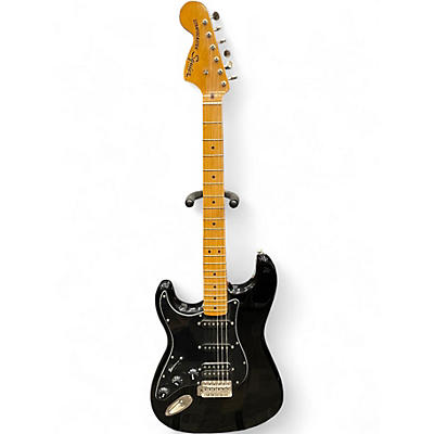Used Squier Classic Vibe '70's Stratocaster HSS Left-Handed Black Solid Body Electric Guitar
